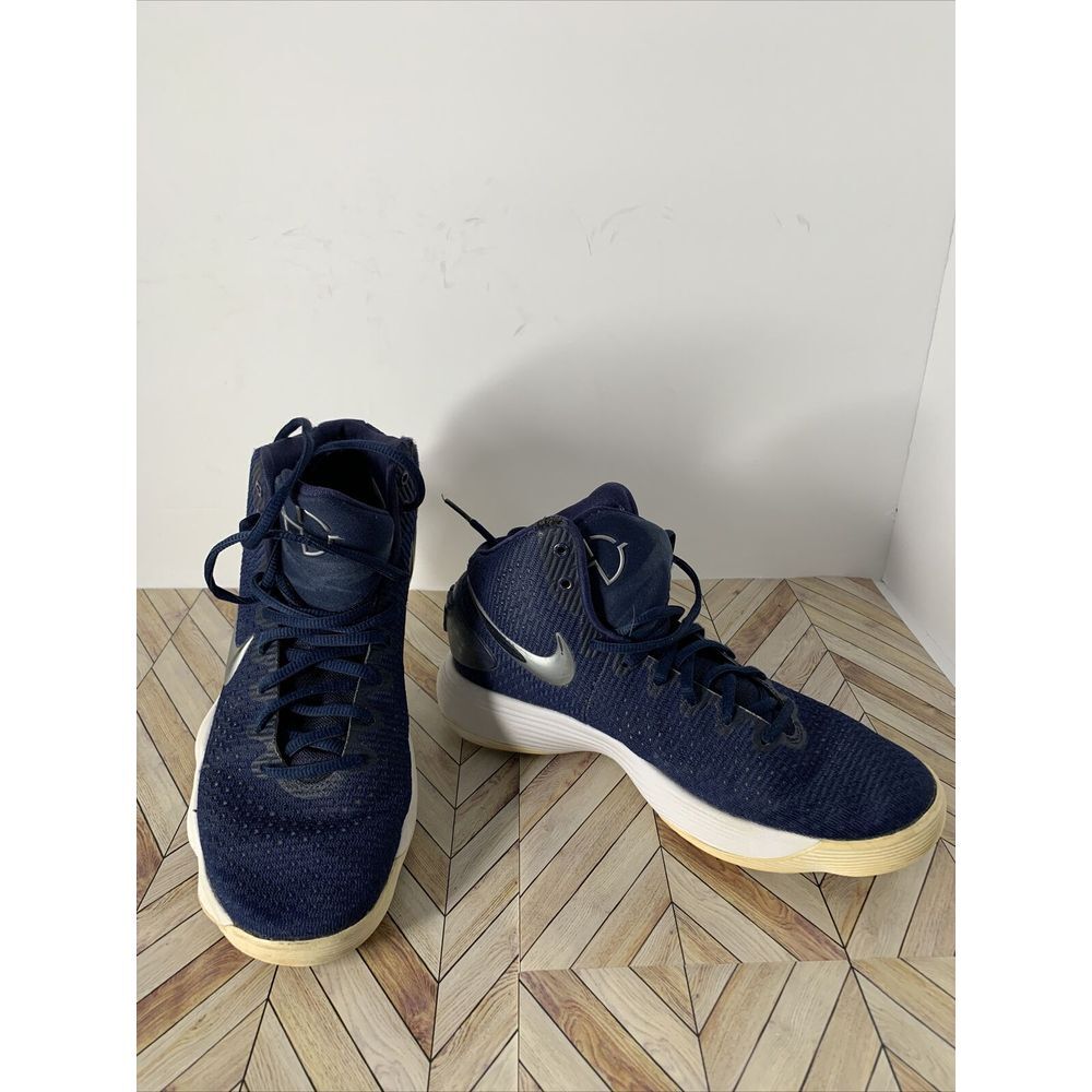Nike Hyperdunk 2017 Navy Blue & White 897808-400 Basketball Shoes Men's Size 8‎